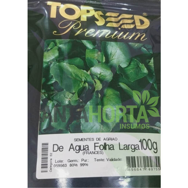 Agrião de Água Folha Larga