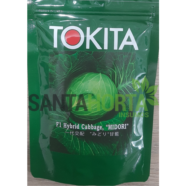 SEMENTES DE REPOLHO HIB. MIDORI F1 - TO - PCTE MD ALUM 100 g