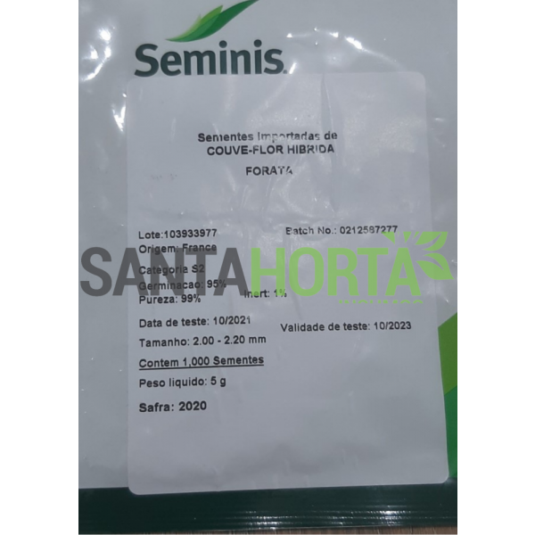SEMINIS - COUVE - FLOR HIB FORATA ENV 1000