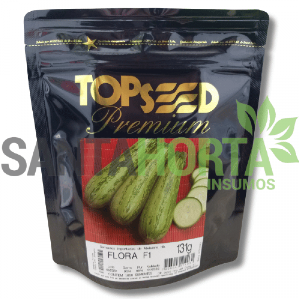 SEMENTES DE ABOBRINHA HIB. FLORA F1 - TP - PCTE PQ ALUM 1 mx