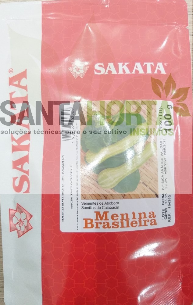 SEMENTES DE ABOBORA MENINA BRASILEIRA (STAND UP 100G)	