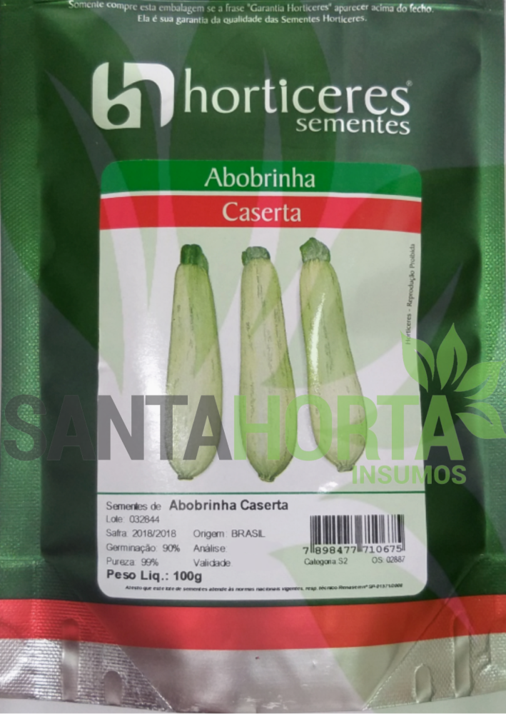 HORTICERES - ABOBRINHA CASERTA PCT 100 G L VERDE