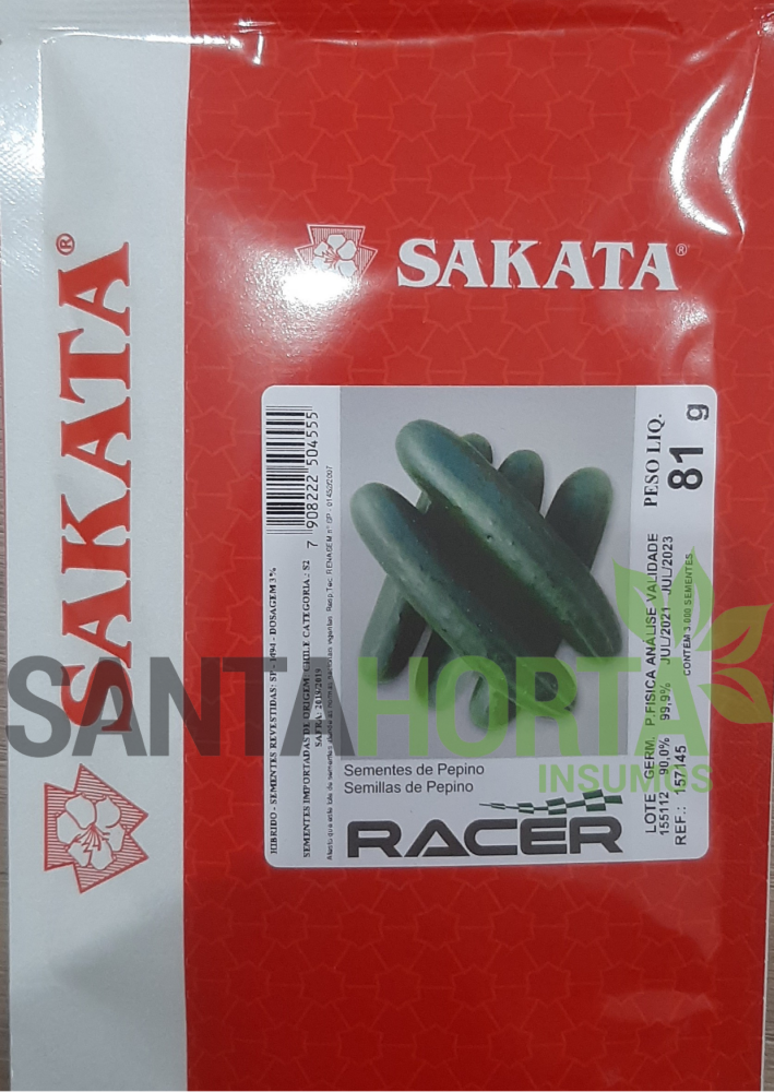 SEMENTES DE PEPINO RACER (HIBRIDO ENVELOPE 3.000 SEM)