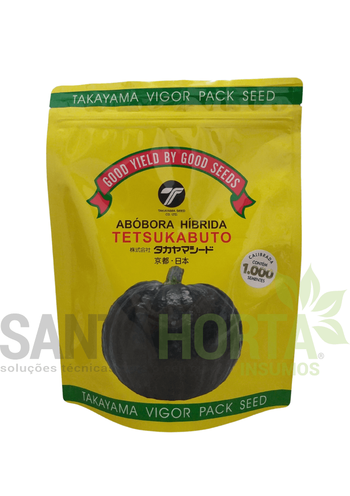 SEMENTES DE ABOBORA HIB. TETSUKABUTO F1 (TAKAYAMA) - TA - PCTE PQ ALUM 1 mx