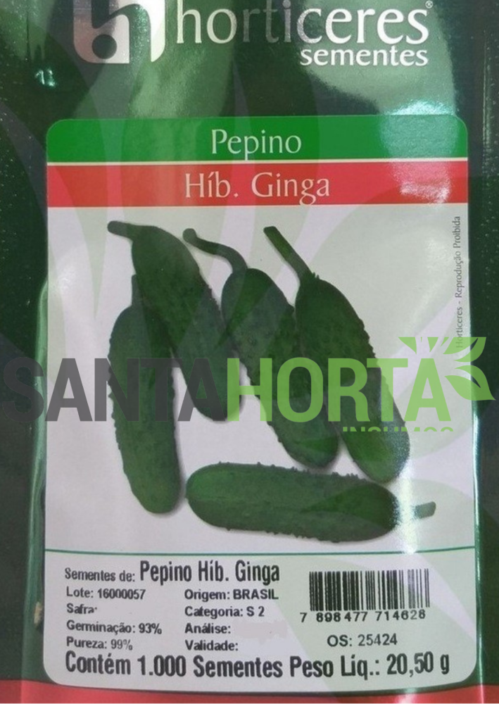 Pepino Híbrido Ginga 