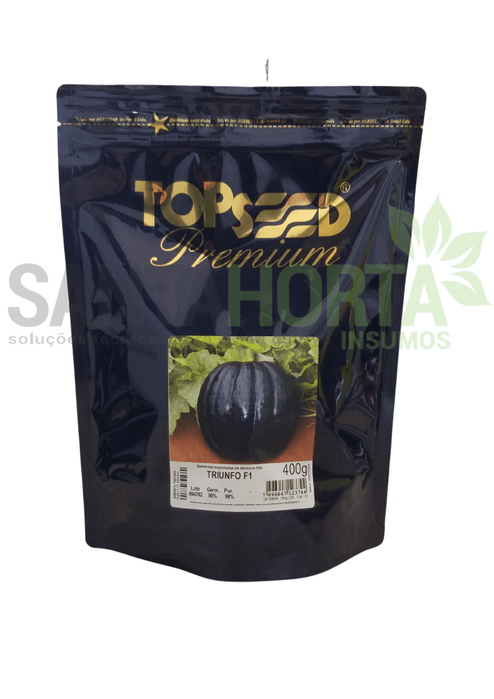 SEMENTES DE ABOBORA HIB. TRIUNFO F1 - TP - PCTE GD ALUM 400 g